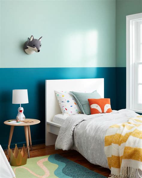The unit with a fusion of white, cream, grey, brown, and orange hues creates a magnetic but fascinating atmosphere. Views | Vibrant Blue-Green Paint Color | Clare in 2020 ...