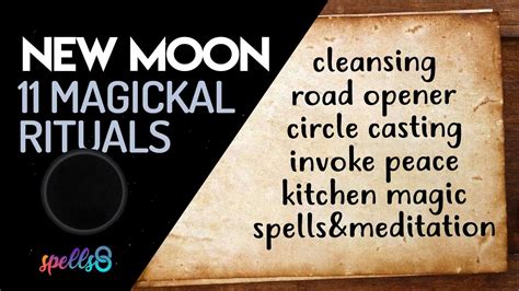 🌑 New Moon Spells And Rituals For Beginners What To Do On A New Moon