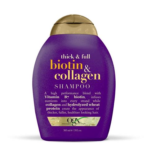 Ogx Shampoo Thick And Full Biotin And Collagen 13 أونصة