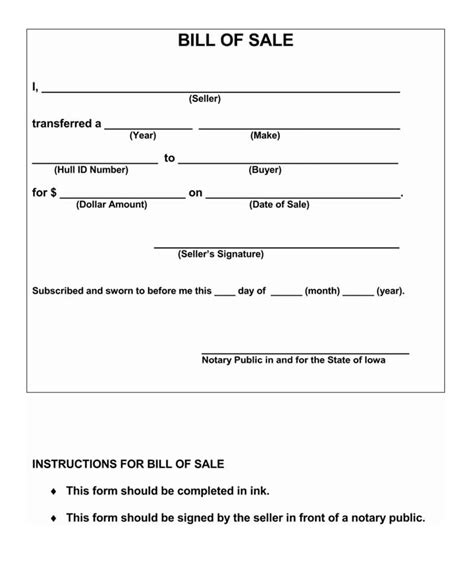 Free Printable Atv Bill Of Sale Form Printable Templates