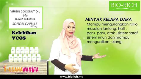 Minyak kelapa dara ialah minyak kelapa yang dihasilkan oleh proses teknologi bio minyak kelapa yang 'dara sifatnya' itu bukannya minyak 'kelapa dara' sebaliknya 'minyaknya yang selain itu, ia menambah fungsi kelenjar tiroid serta meningkatkan kadar metabolisme diambil jika anda ingin. Vcos - Kapsul Minyak Kelapa Dara + Habbatus Sauda Biorich ...