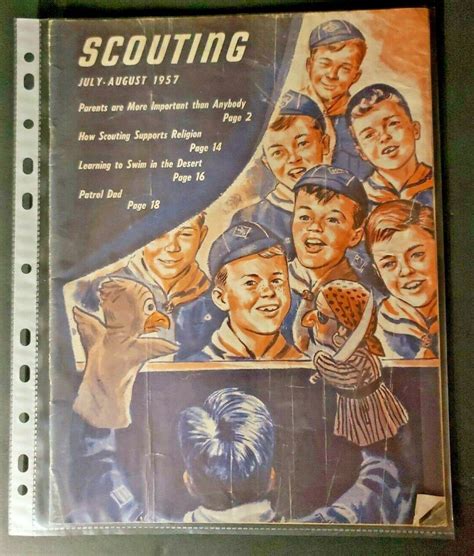 1957 Vintage Scouting Boy Scout Magazine July August 1957 Etsy