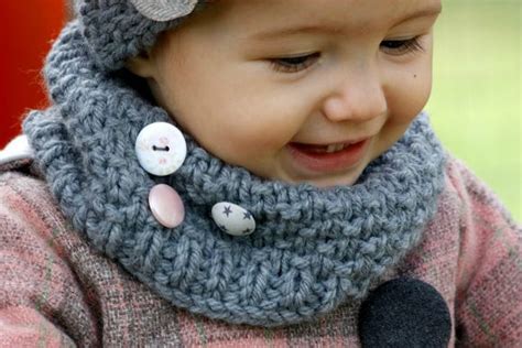 tricoter un snood pour bebe