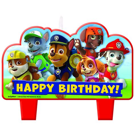 Paw Patrol Candle Set 4 Pack | BIG W View our latest collection of free paw patrol birthday png images with transparant background, which you can use in your poster, flyer design, or presentation powerpoint directly.
