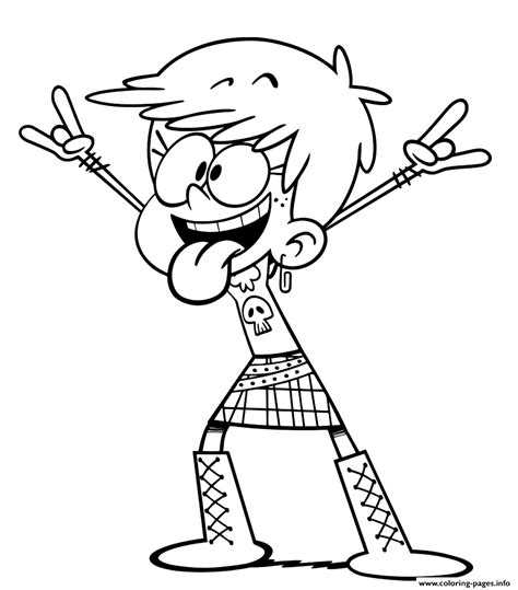 Leni Lana Loud House Coloring Page Printable Porn Sex Picture