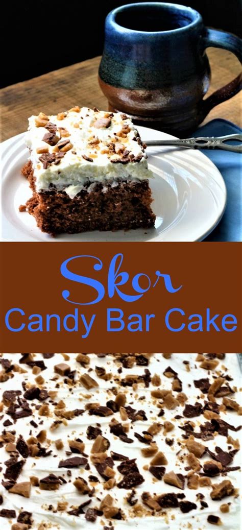 Skor Candy Bar Cake Is Light And Fluffy This Is Not Your Regular Skor Cake Because It Doesnt