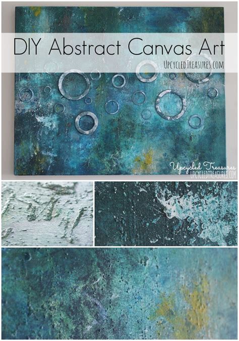 Diy Abstract Canvas Art