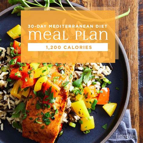 30 Day Mediterranean Diet Meal Plan 1200 Calories Week In The Life