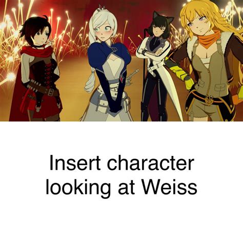 Who Is Looking At Weiss Blushing Template By Darkdragon992 On Deviantart