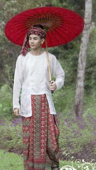 Pin By Dennis On เมียนมา Burmese Clothing Traditional Thai Clothing