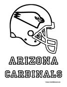 Arizona, bird, cardinals, football, national football league, nfl, sports. NFL Coloring Pages