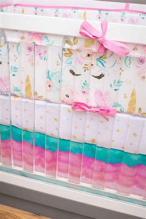 4 piece crib baby bedding nursery set includes designs for boys & girls. Girl Crib Bedding, Unicorn Nursery Set, Girl Baby Bedding ...