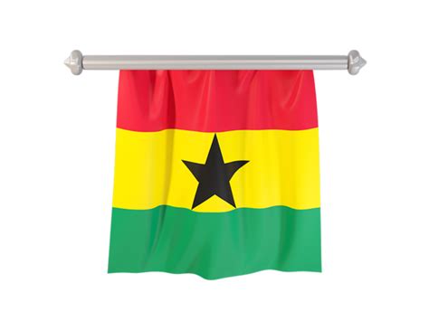 Flag Pennant Illustration Of Flag Of Ghana