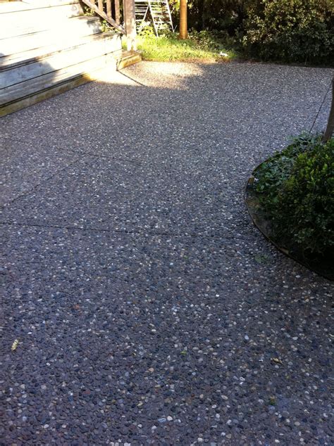 Exposed Aggregate Concrete Can Make For A Beautiful And Rustic Driveway