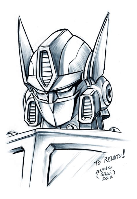 Optimus Prime Sketch By Enricogalli On Deviantart