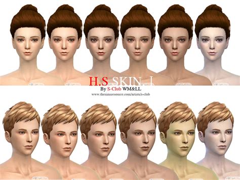 The Sims Resource Wmll Hs Skintones I By S Club • Sims 4 Downloads