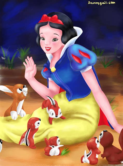 Snow White Disney Digital Painting Using Photoshop By Digitalartistbem