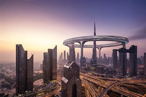 One Ring To Rule Them All Architects Dream Up 1800ft High Circular