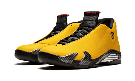 Sneaker clothing and tees shirts to match all nike jordan sneakers. Air Jordan 14 Retro "Yellow Reverse Ferrari" BQ3685-706