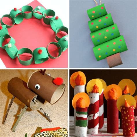 25 Cardboard Tube Crafts For Winter And Christmas Fantastic Fun