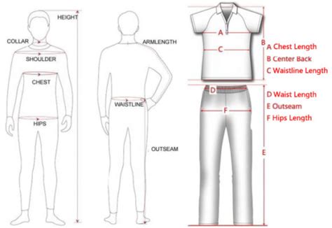 Size Chart Sportswear Custom Clothing Expert