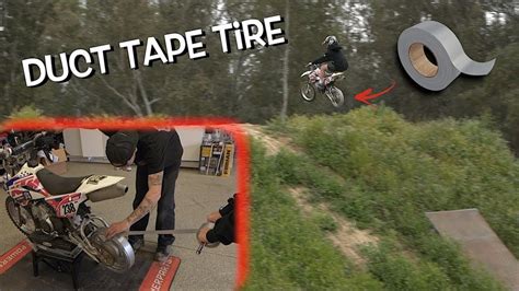 Jumping a Dirt Bike With Duck Tape Tire - This Can't End ... Duck creek tire & service.