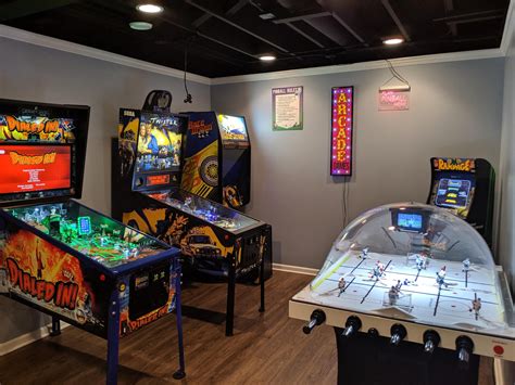 The Updated Game Room Ready For The Next Party Rpinball