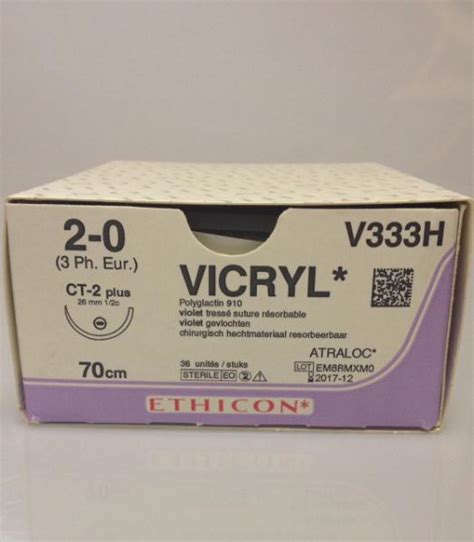 Vicryl 2 0 Ct 2 70cm V333h Jan F Andersen