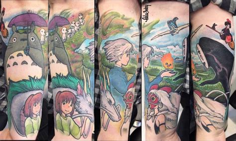 19 Studio Ghibli Tattoos Thatll Make Your Heart Croon