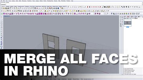 How To Merge All Faces In Rhino Dezign Ark