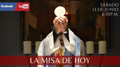 Canal 13 chile en vivo. MISA EN VIVO DE HOY, SÁBADO 13 DE JUNIO DE 2020, 6:30P.M ...