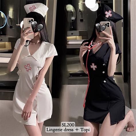 Jual Sexy Lingerie Costume Nurse Baju Kostum Suster Perawat Lingerie