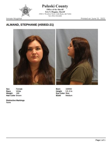 Bad Government In Arkansas Lrpd Arrests And Charges Stephanie Almand