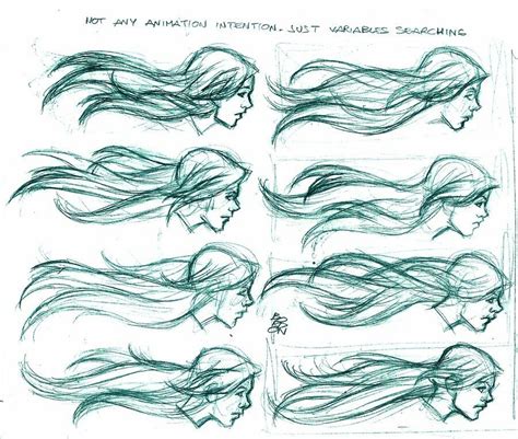 Hair In The Wind Hair Reference Drawing Reference Poses Drawing Tips
