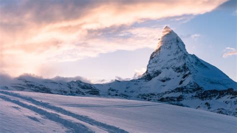 Swiss Alps Matterhorn Mountain Peak Hd Wallpaper Free