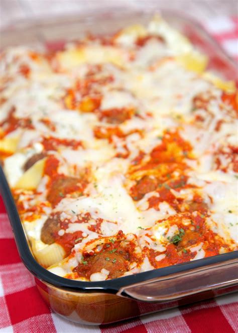 If tomatoes are no longer in season head over to my basic tomato sauce recipe, which uses canned tomatoes to make a respectably delicious. Meatball Stuffed Shells | Plain Chicken®