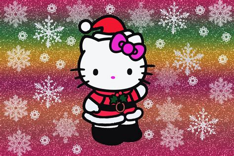 Christmas Hello Kitty Wallpapers Wallpaper Cave