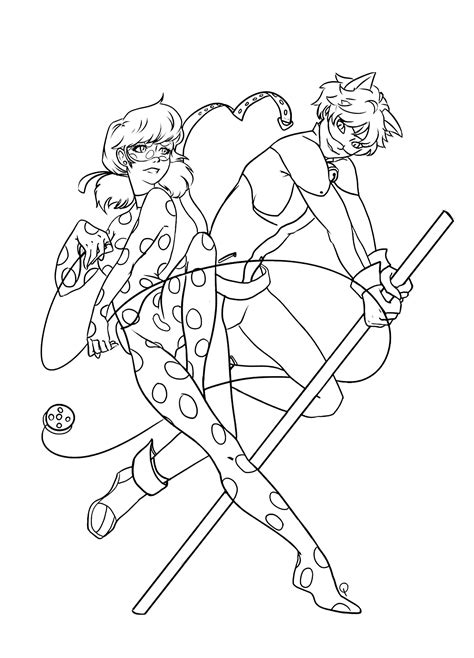 Miraculous Ladybug Coloring Pages Printable