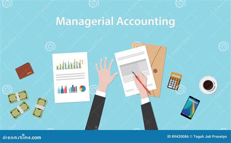 Managerial Finance Is Bone Background Concept Royalty Free Illustration