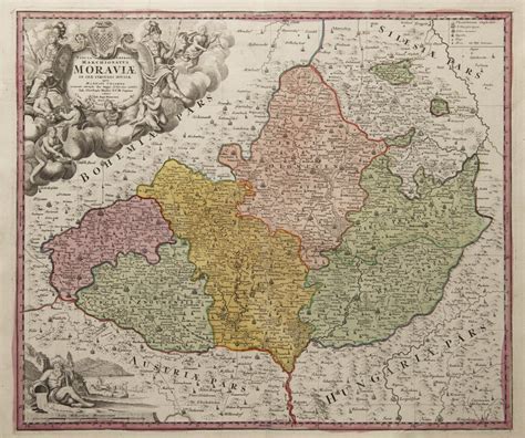 Jan Kryštof Müller 1673 1721 Maps Of Bohemia And Moravia Lot 14