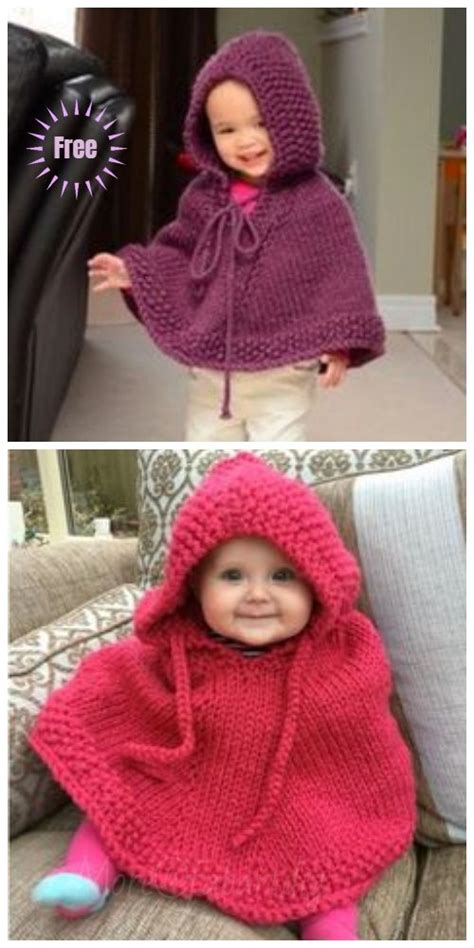 Like poncho, shawls, stoles, baby layette, cardigans, pullovers, baby suits, jump. Knit Little Peach Baby Poncho Free Knitting Pattern ...