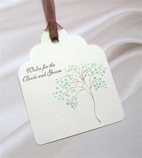 Wedding Wishing Tree Tags Wishes For The Bride And Groom Etsy