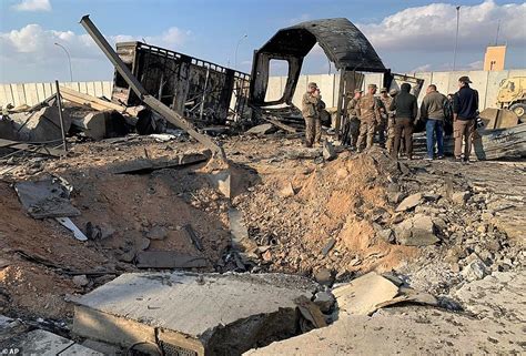 New Images Show Damage Caused By Iranian Missile Strike On Us Military Base In Iraq As Soldiers