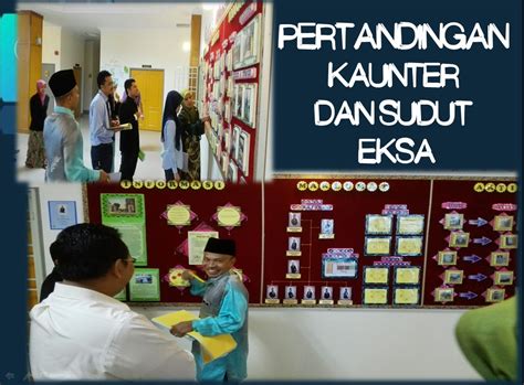 Pada dinding belakang kelas terdapat bahan bacaan yang begitu mrwah untuk rujukan dan percambahan ilmu murid. PERTANDINGAN KAUNTER TERBAIK DAN SUDUT EKSA PALING KREATIF ...