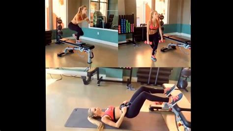 Amanda Lees 15 Min Combo Exercise Split Routine Jen Selter Before And