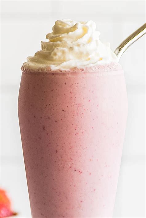 Top this milkshake with your favorite candy and toppings. How to make the BEST Strawberry Milkshake with fresh or ...