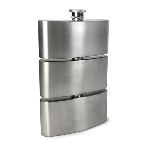 E Volve Hip Flask Oz Triple Oz Stainless Steel Funny Drink