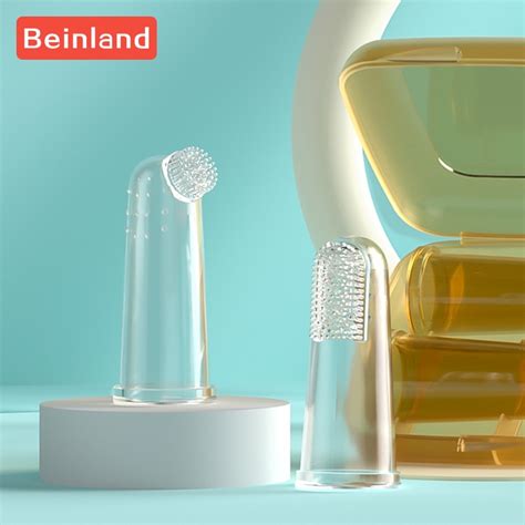 Beinland Baby Finger Toothbrush Children Teeth Clean Silicon Toothbrush