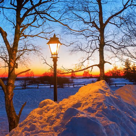 Winter Landscape At Dusk In The High Vens Stock Image Image Of Night