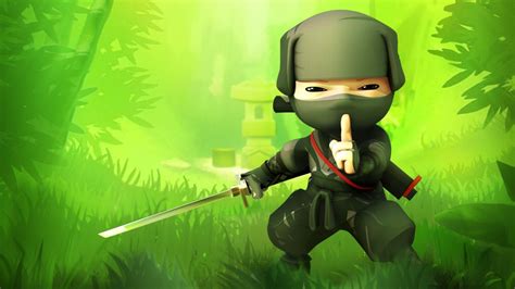 Ninja In Mini Ninjas Hd Desktop Wallpaper Widescreen High